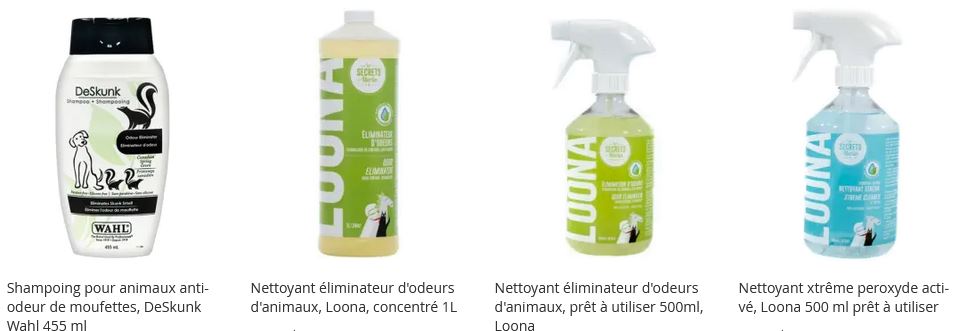 Shampoing moufette
